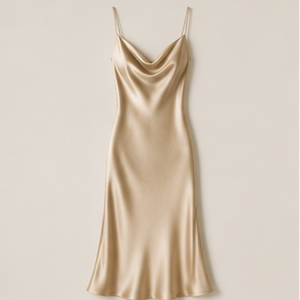 Luna Satin Midi Dress