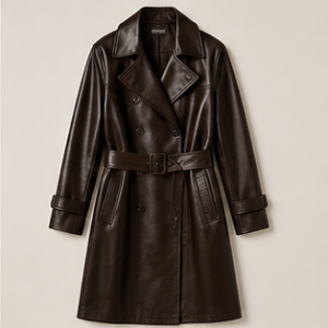 Studio Leather Trench